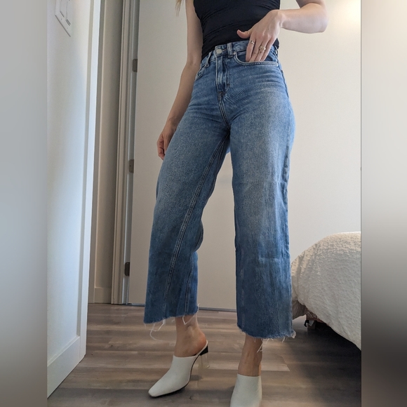 Frank And Oak Nina wide leg jeans - Picture 1 of 10